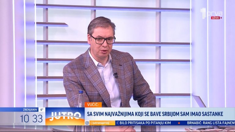 uživoPREDSEDNIK GOST "JUTRA": Vučić jasan - Bolje da nemamo vlast nego da bude ukradena na bilo koji način
