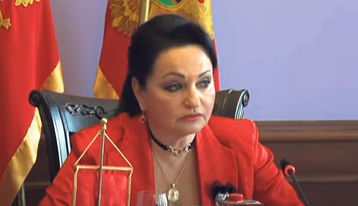 VESNA MEDENICA OSUĐENA NA ROBIJU: Bivša predsednica Vrhovnog suda Crne Gore dobila šest meseci zatvora zbog zloupotrebe službenog položaja