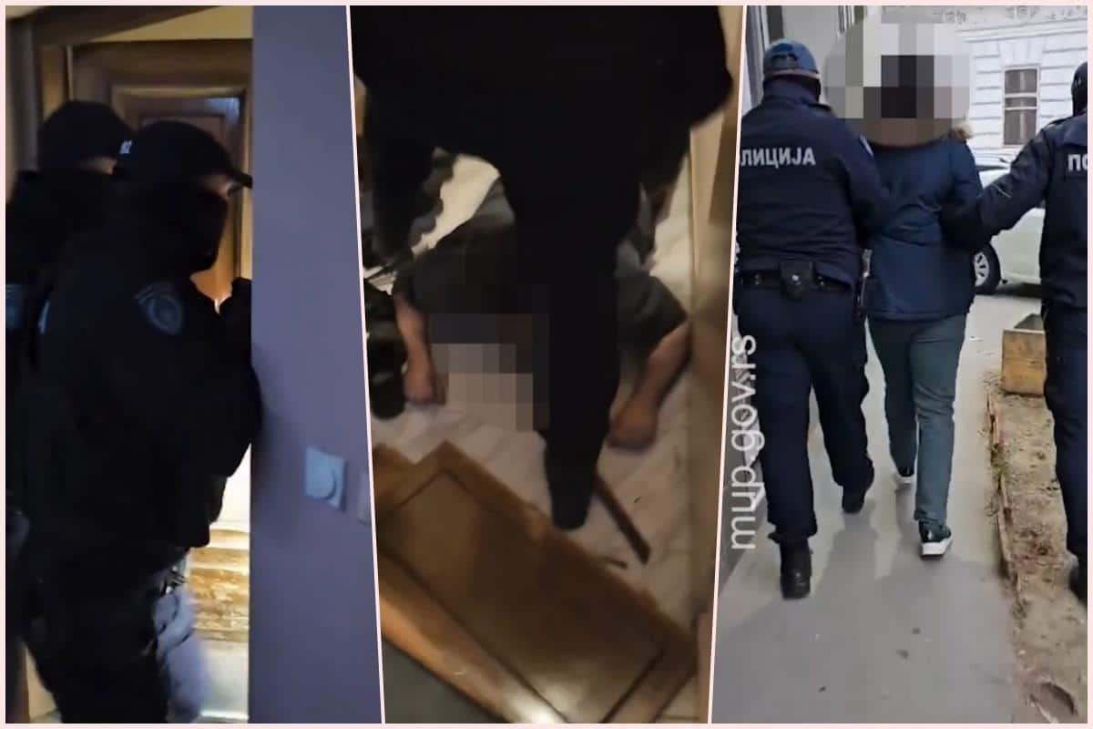 “OTVORI, POLICIJA, LEZI DOLE” Specijalci razvalili vrata i uhapsili pedofile: Pogledajte kako su im stavili lisice! Nastavak akcije “Armagedon” u više gradova
