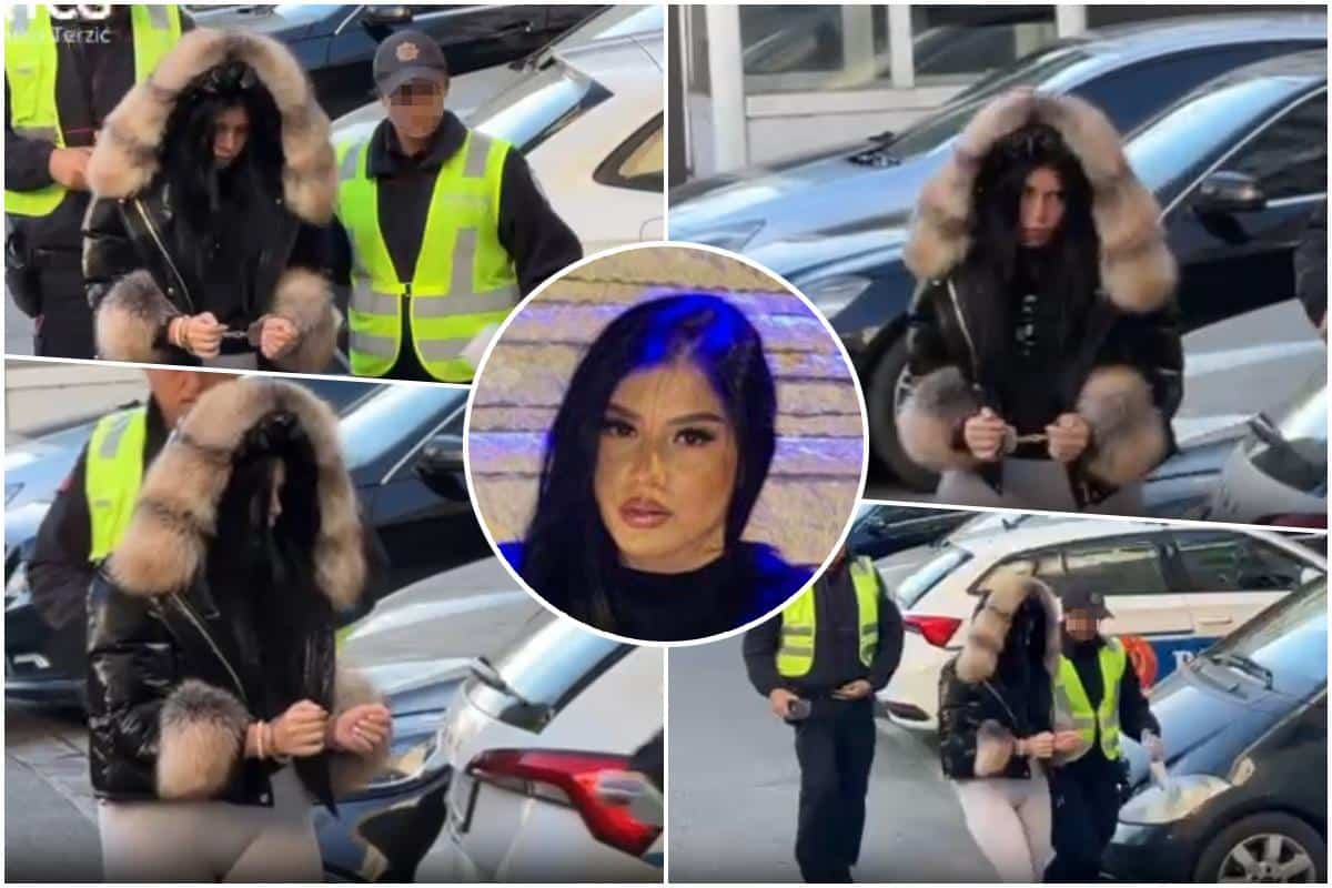 OVO JE DEVOJKA UHAPŠENA ZBOG LIKVIDACIJE “KAVČANA” Nikoleta privedena u bundici, skrivala se ispod krznene kapuljače dok su je policajci vodili! (Foto)