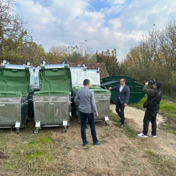 NABAVLJENI KONTEJNERI ZA KOMUNALNI OTPAD: Opština Trstenik stalno radi na ulepšavanju grada i zaštiti životne sredine