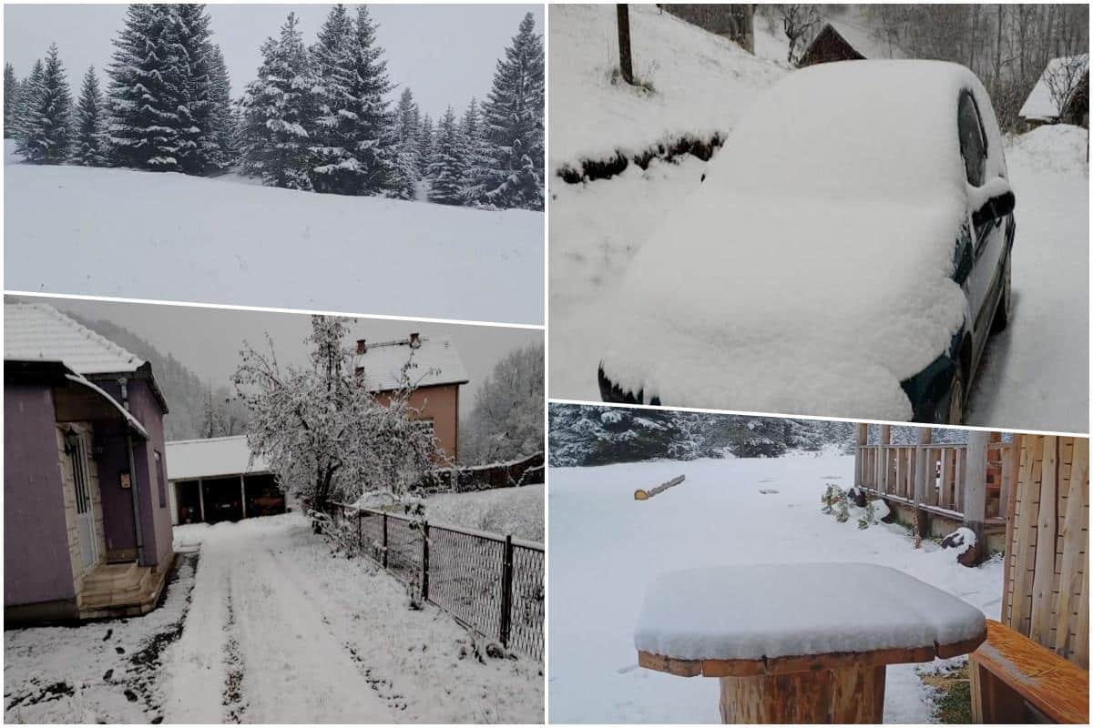 SNEG PADA NOĆAS OD 2, NAPADALO VEĆ 10 CM! Zavejalo sela i planine! Prvi u Novoj Varoši i Prijepolju ali se ne šali! Neverovatni prizori, pogledajte i Zlatibor