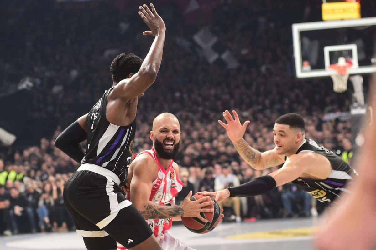 PARNI VALJAK SRUŠIO MOĆNI OLIMPIJAKOS U PAKLU ARENE! Crno-beli pregazili Pirejce, i to posle velikog preokreta – Grobari žele baš ovakav Partizan!