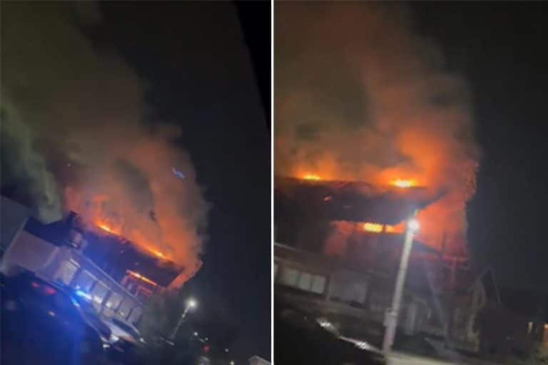DRAMA U POZNATOM RESTORANU: Požar nastao u sekundi, vatrogasci se borili sa vatrenom stihijom (VIDEO)