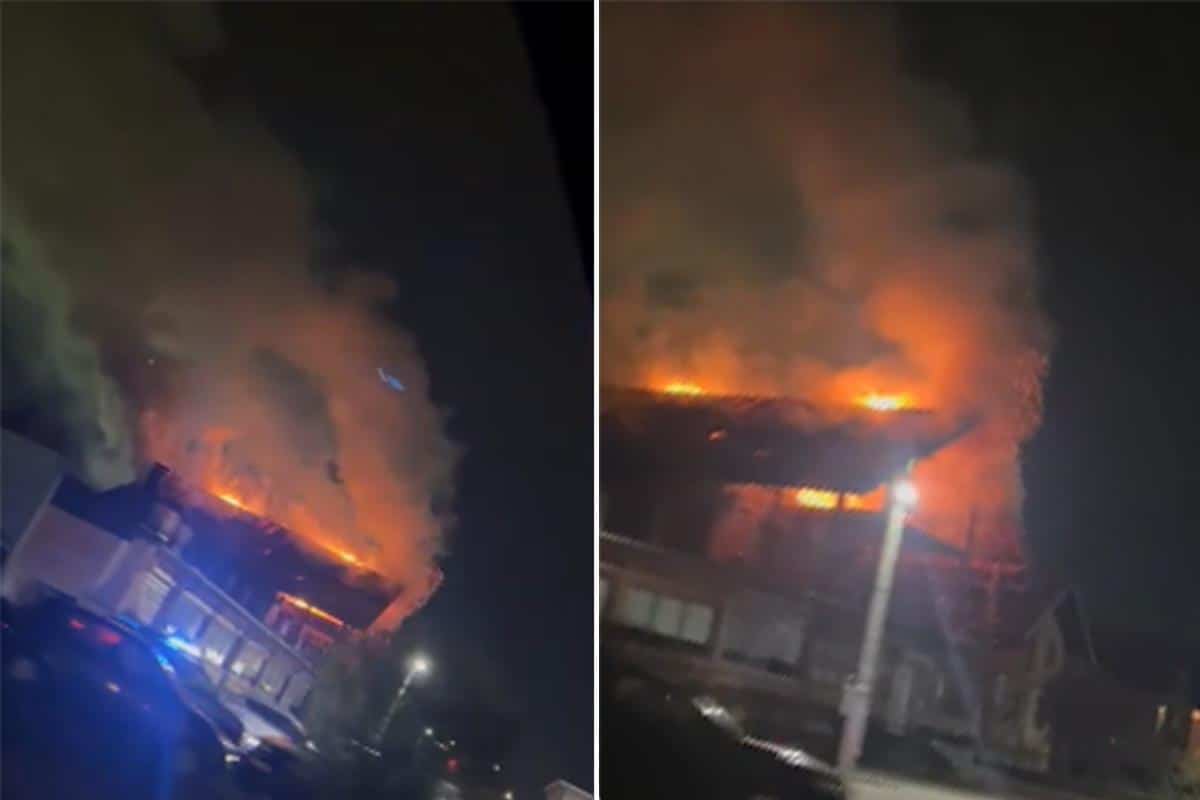 DRAMA U POZNATOM RESTORANU: Požar nastao u sekundi, vatrogasci se borili sa vatrenom stihijom (VIDEO)