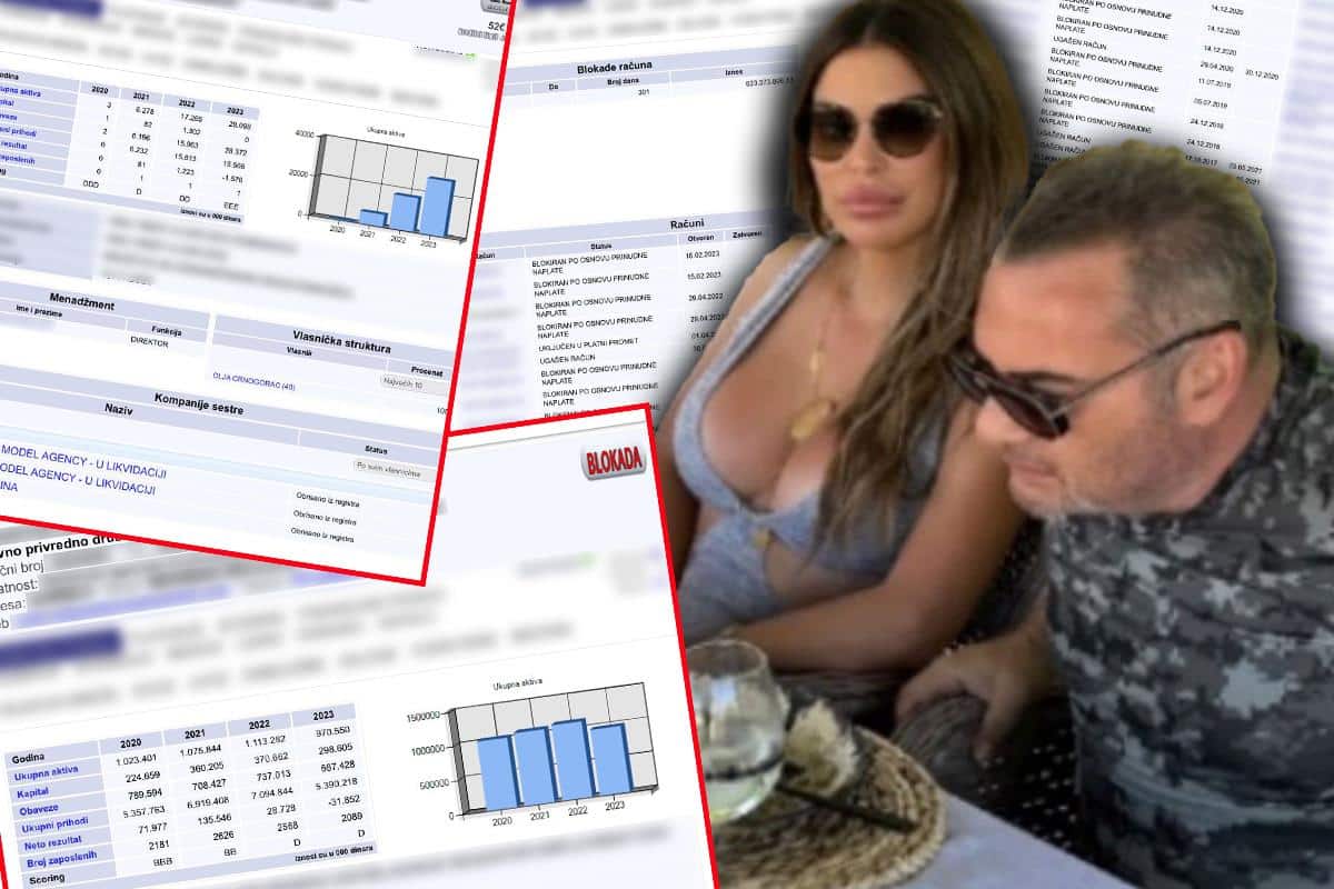 ZVANIČNI PODACI! Biznismen finansijski propao otkako je u vezi sa Oljom Crnogorac