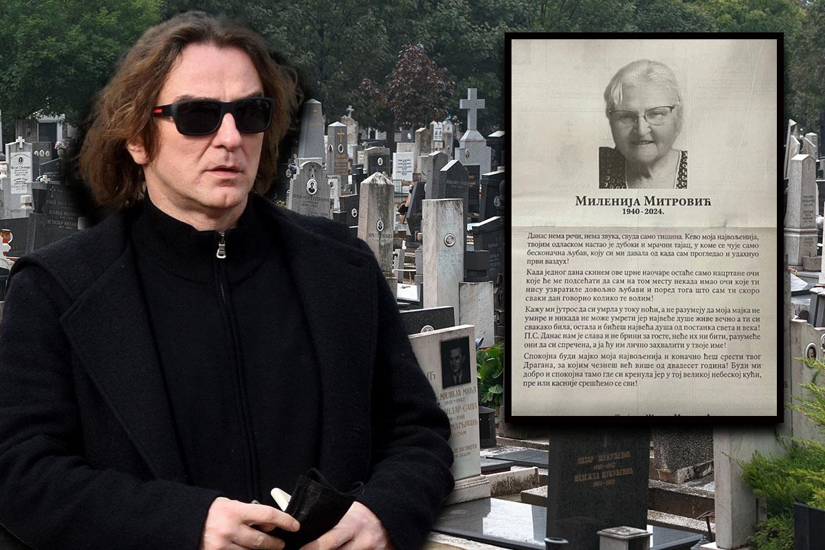 “PET PUTA SU JE VRATILI IZ MRTVIH, PET PUTA JE OŽIVELI” Željko Mitrović ogolio dušu nakon sahrane majke, otkrio detalje o njenoj borbi sa bolešću