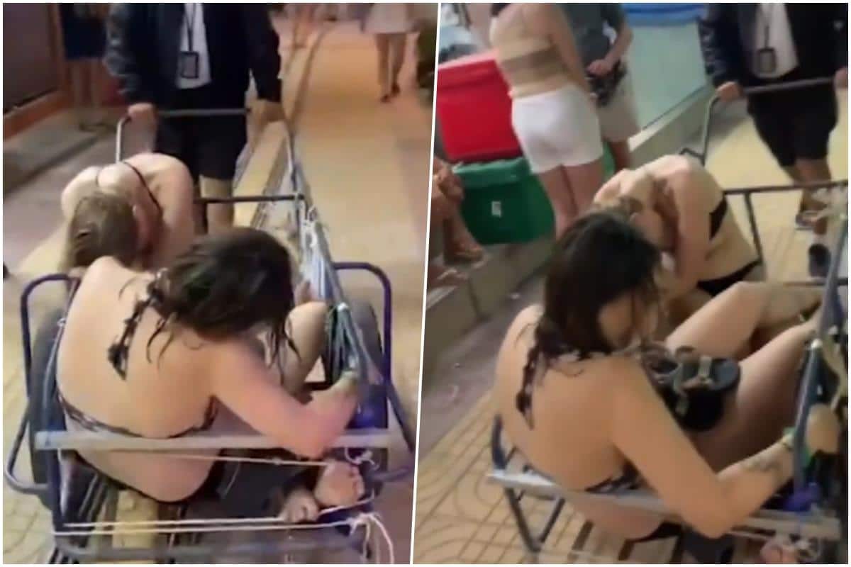 POLICIJA PIJANE TURISTKINJE TRPA U KOLICA IZ MARKETA I ODVOZI Šokantne slike iz poznatog odmarališta obilaze svet: “Morali smo to da uradimo…”