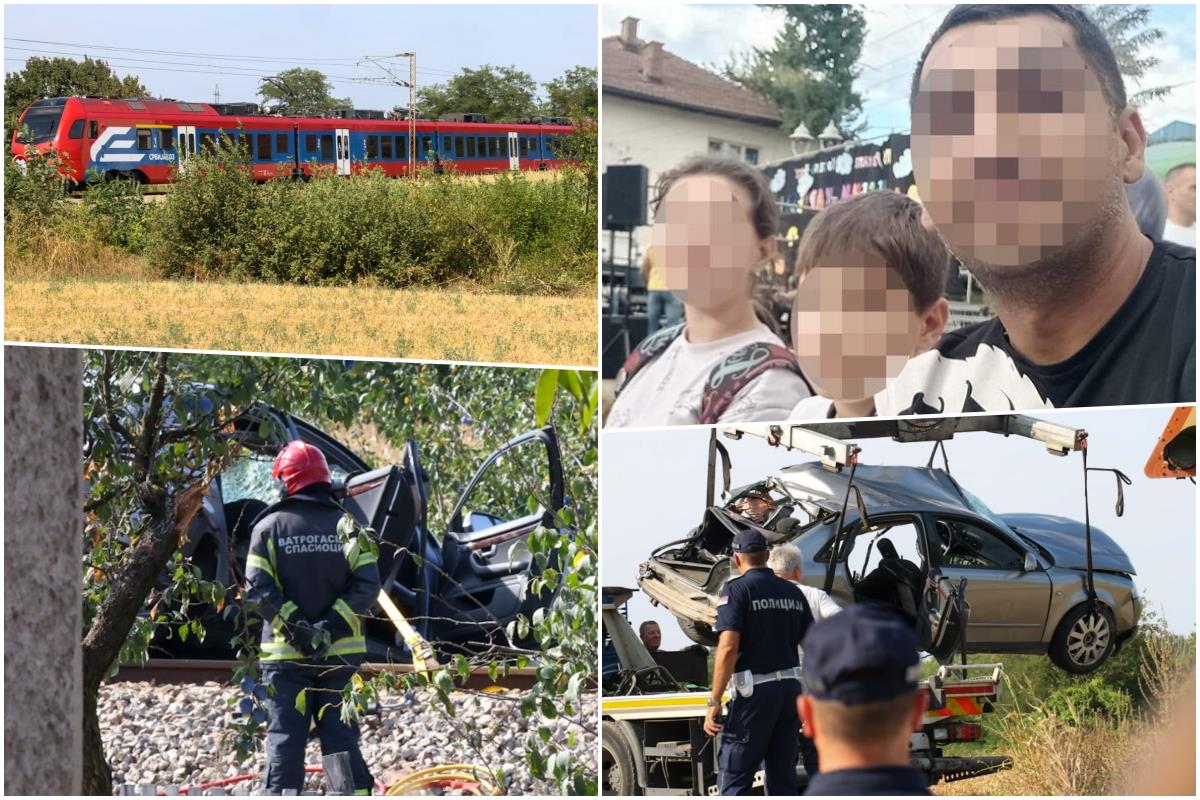TAKSISTA U SMRT ODVEO SEBE I DVOJE MALIŠANA – BRATA (12) I SESTRU (14): Prošao na crveno svetlo kad je naleteo voz – novi detalji tragedije u Petki