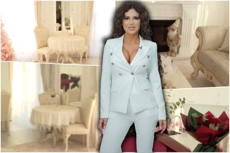 ZAVIRITE U PRAZNIČNU ČAROLIJU DOMA STANIJE DOBROJEVIĆ: Starleta o svakom detalju pažljivo vodila računa, a ovo je njeno ružičasto remek delo (FOTO)