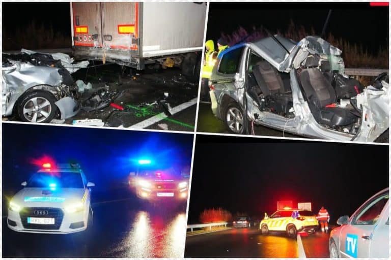 (VIDEO) PRVI SNIMAK NESREĆE U KOJOJ JE POGINUO BRAČNI PAR IZ SRBIJE! Automobil SMRSKAN, porodica se sudarila sa srpskim kamionom? Detalji stravičnog udesa!