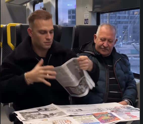 Andrej izvadio pivo i hranu u prevozu, baš kao Žarka u “Boljem životu”  Scena iz voza izmamila osmeh na lice milionima “Gledajte i učite” (VIDEO)