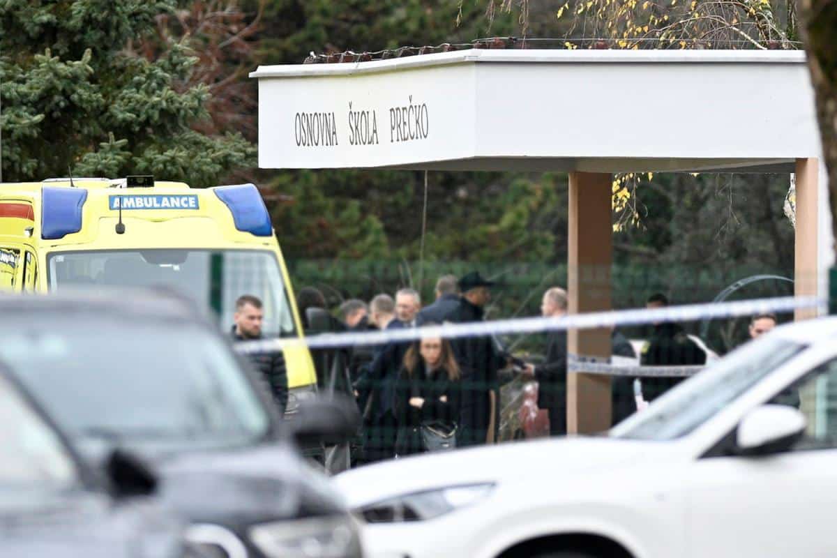 PREMINULO DETE IMA SAMO 7 GODINA! Napadač izbo samog sebe posle krvavog pira u školi u Zagrebu! (FOTO)