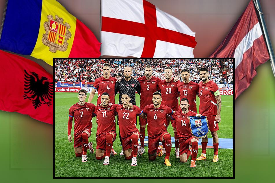 SRBIJA U GRUPI SA ALBANIJOM I ENGLESKOM! Orlove čeka težak put do Mundijala!