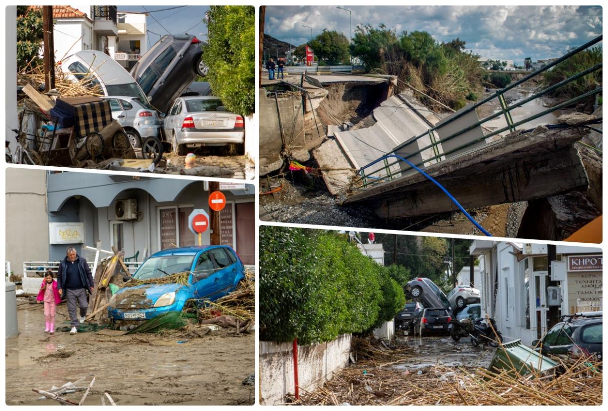 IZA BORE U SRPSKIM LETOVALIŠTIMA U GRČKOJ OSTALA PUSTOŠ! Na Halkidikiju putevi kao reke, poplavljene kuće, stigla hitna poruka, haos i na Rodosu (FOTO, VIDEO)