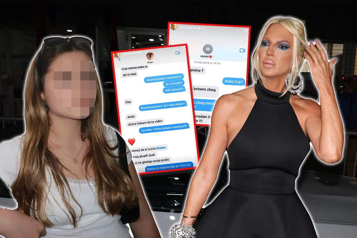 JK I POSLE RAZVODA OD DUŠKA TOŠIĆA BRINE O BIVŠEM MUŽU! Isplivala Karleušina srceparajuća prepiska sa ćerkom Nikom: “Je l’ tata dobar?” (FOTO)