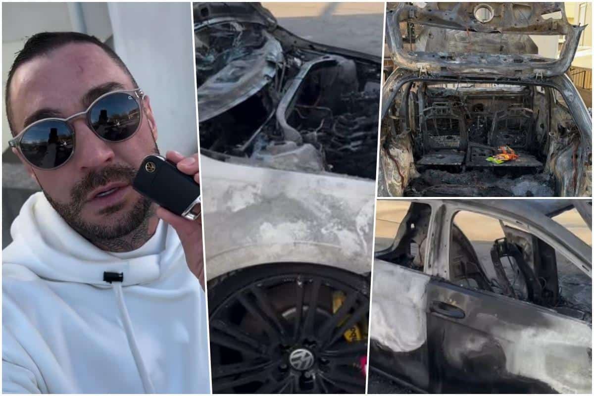 JODŽIR ZAVRŠIO U POLICIJI POŠTO MU JE ZAPALJEN GOLF! Evo šta je rekao nakon incidenta, ima svoju TEORIJU