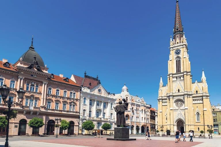 KAKAV JE TO MALER! Neverovatna scena kod Novog Sada, pogledajte šta je vozač kamiona USPEO DA URADI: Stvaraju se velike gužve (VIDEO)