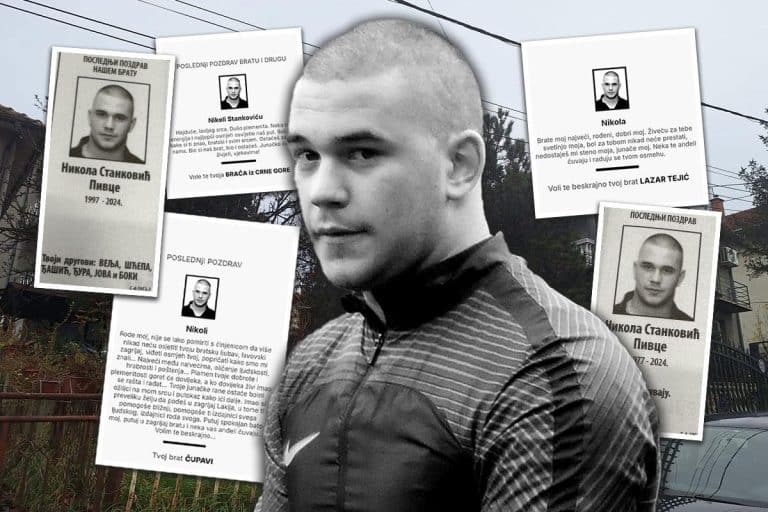 UBICA IZ BELVILA PREKO ČITULJE POSLAO PORUKU I OPROSTIO SE OD LIKVIDIRANOG STANKOVIĆA IZ KALUĐERICE! Tejić iz zatvora poručio: Steno moja, junače moj!