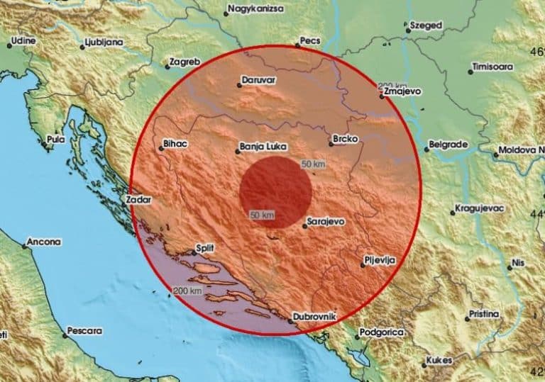 “DOBRO JE ZATRESLO”: Zemljotres jačine 2,7 stepeni po Rihteru pogodio BiH