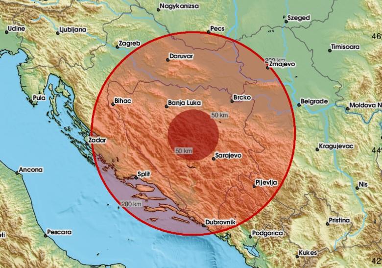 “DOBRO JE ZATRESLO”: Zemljotres jačine 2,7 stepeni po Rihteru pogodio BiH