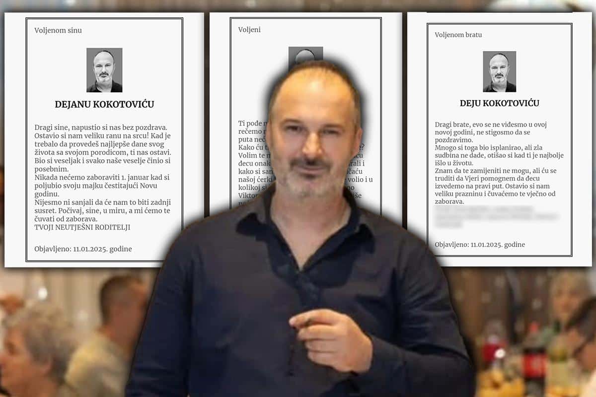 “VOLJENI DEJANE, TI POĐE NA PUT BEZ POVRATKA! KAKO DA KAŽEM DECI DA SE TAJO NEĆE VRATITI…” Supruga 13. žrtve na Cetinju uputila srceparajući oproštaj!