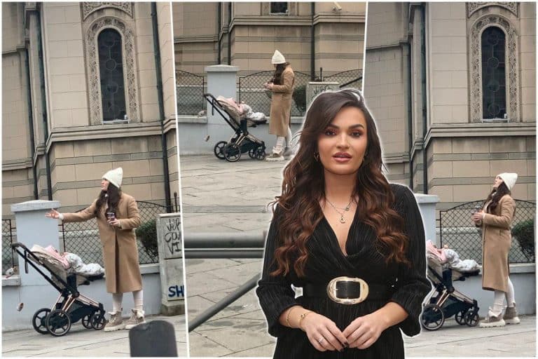 CAKUM PAKUM MORA DA JE SVE! Tamara Milutinović je mama za primer, malo hrani golubove, malo ćerku! Evo šta pevačica radi kada ne zna da je slikaju