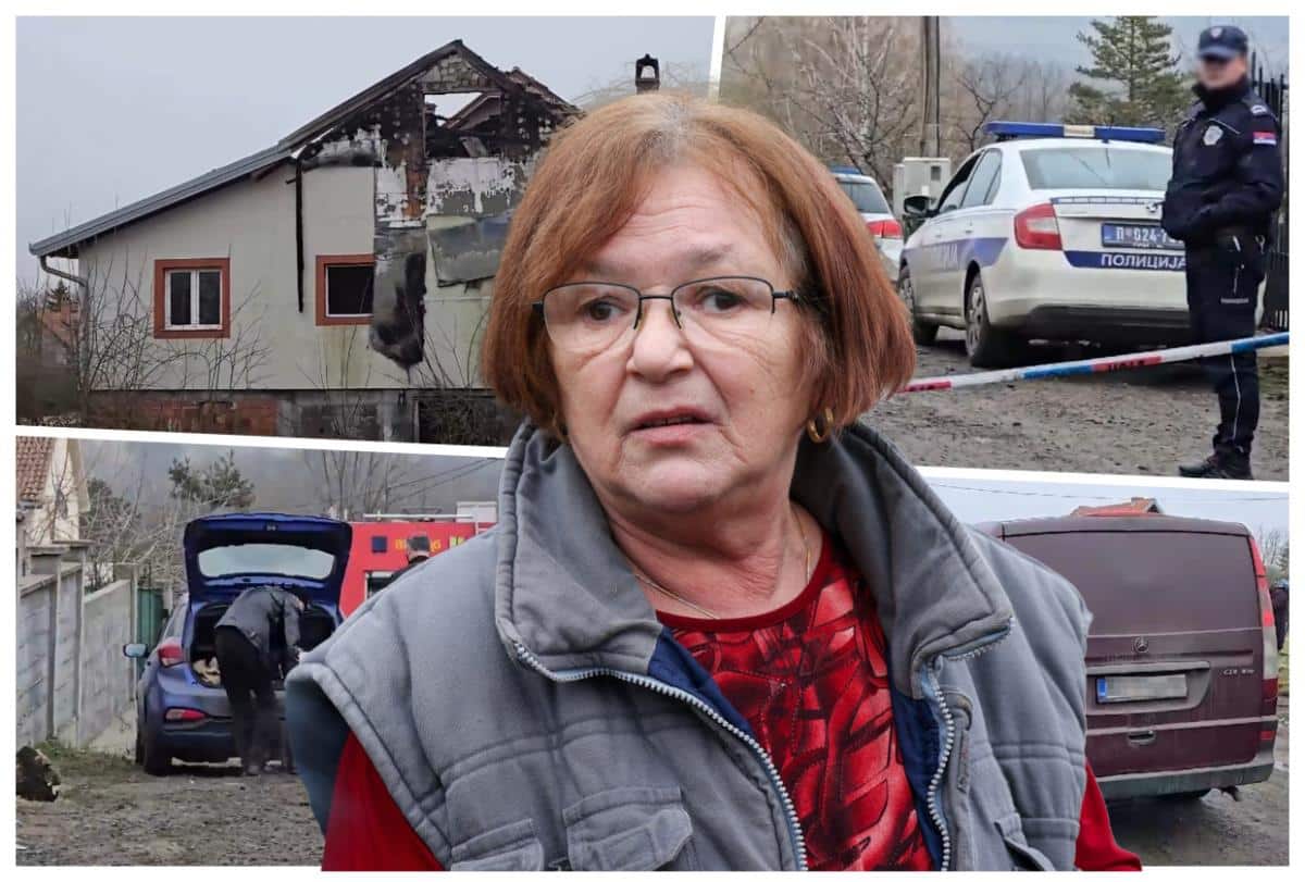 “MAMA ME PROBUDILA, POGLEDALA SAM KROZ PROZOR I VIDELA OGROMAN PLAMEN” Potresena komšinica Živka opisala strašnu noć, upravo stigla i pogrebna vozila (video)