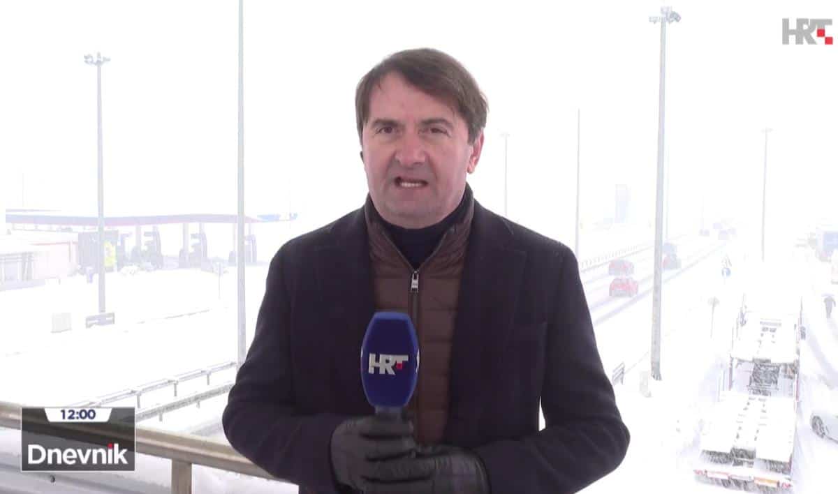 Šok scena u hrvatskom Dnevniku: Reporter HRT-a nije imao pojma šta se dešava iza njegovih leđa (FOTO)