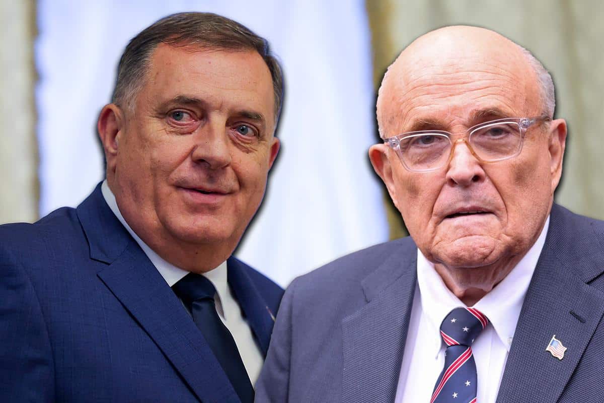 RUDI ĐULIJANI U BANJALUCI KOD DODIKA: Predsednik Republike Srpske dočekao “legendarnog gradonačelnika Njujorka” i Trampovog prijatelja