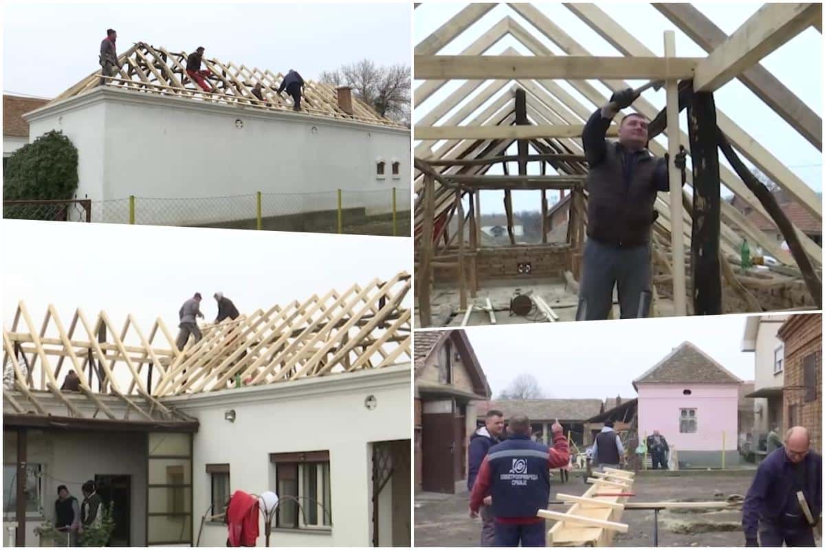 POŽAR PROGUTAO KUĆU KOD POŽAREVCA: Meštani sela Ćirikovac uradili nešto nesvakidašnje – odlučili da komšijama obnove celu kuću! (FOTO)