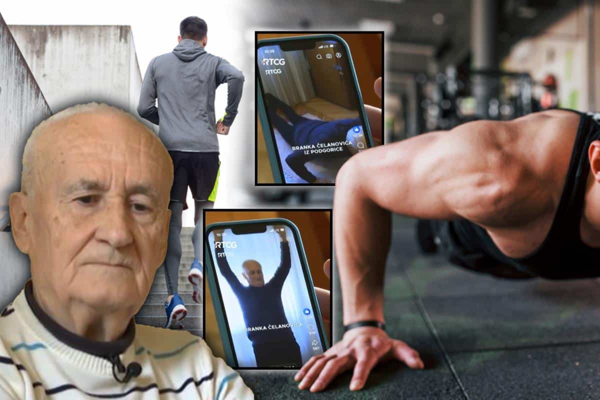 DEDA BRANKO (77) PUMPA SKLEKOVE, RADI ZGIBOVE I DUBI NA GLAVI! Izgleda kao mladić, a svakodnevno mu stižu i bračne ponude! “Ja nisam za babe…” (VIDEO/FOTO)