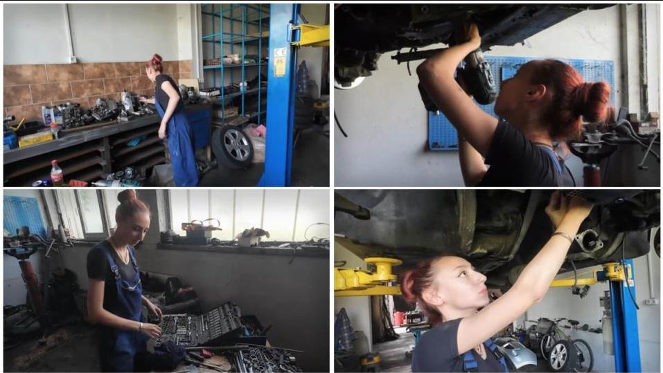 “Otac me tera na fakultet ali ja volim da popravljam automobile”: Srednjoškolka iz Bosne našminkana i dugih noktiju nema problem da se umaže motornim uljem