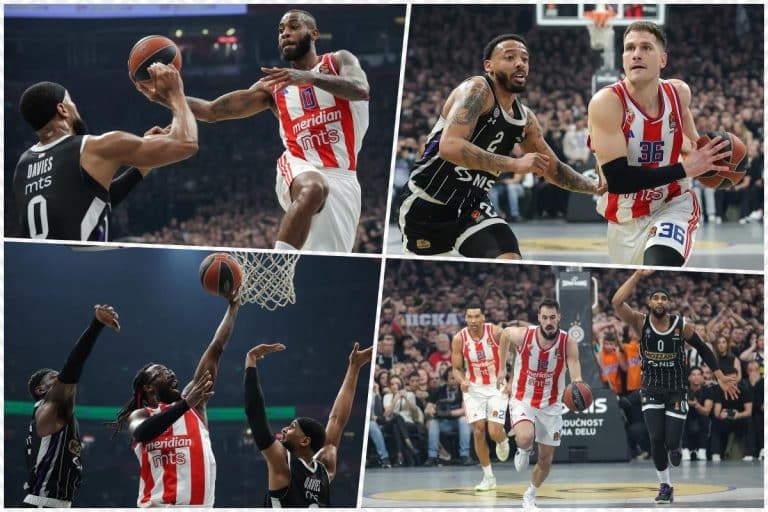 NEDOVIĆ U POSLEDNJOJ SEKUNDI PRESUDIO PARTIZANU U PAKLU ARENE! Tehničke greške, nervoza i “igra živaca” – Braun tragičar crno-belih u košarkaškom spektaklu!