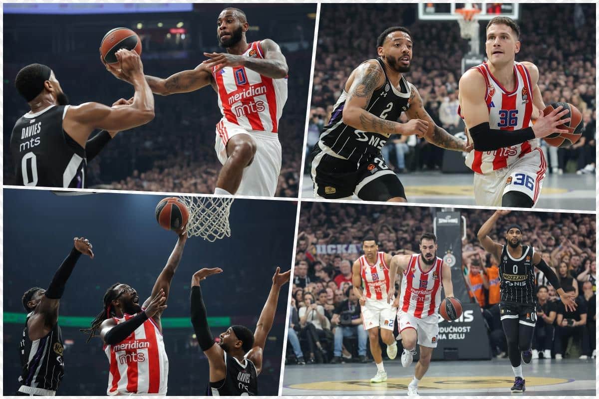 NEDOVIĆ U POSLEDNJOJ SEKUNDI PRESUDIO PARTIZANU U PAKLU ARENE! Tehničke greške, nervoza i “igra živaca” – Braun tragičar crno-belih u košarkaškom spektaklu!
