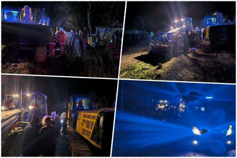 PRVE SLIKE SA MESTA NESREĆE! Akcija spasavanja kod Lazarevca i dalje traje – zemlja se obrušila na radnike, dosad izvučene tri osobe (FOTO)