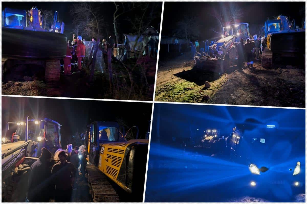PRVE SLIKE SA MESTA NESREĆE! Akcija spasavanja kod Lazarevca i dalje traje – zemlja se obrušila na radnike, dosad izvučene tri osobe (FOTO)