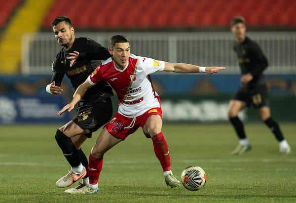 VOJVODINA – PARTIZAN: Lalatović besneo, pa zaradio žuti karton! Lale ostale bez kapitena