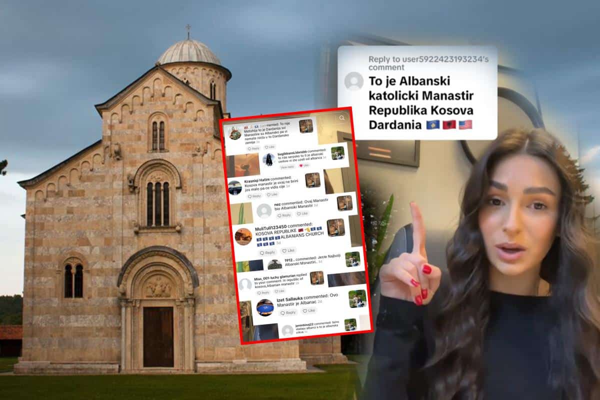Skandal! Albanci napali Magdalenu zbog Visokih Dečana: “Nauči istoriju, to je albanski pravoslavni manastir!” Usledio njen, šmekerski odgovor!