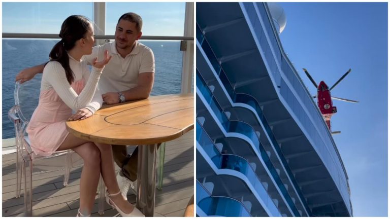 Petra i Martin su obilazili Mediteran i uživali na kruzeru, a onda je usledio filmski obrt: Putnicima je stiglo važno upozorenje, helikopter je počeo da kruži