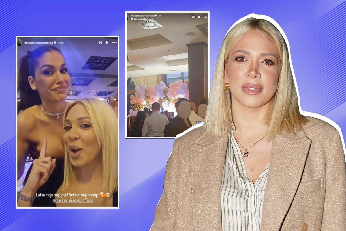 EVO ŠTA RADI MILICA TODOROVIĆ NAKON DRAME SA UHAPŠENIM BIZNISMENOM! Pevačica nikad veselija, snima feštu, a s njom u društvu ova BOMBA