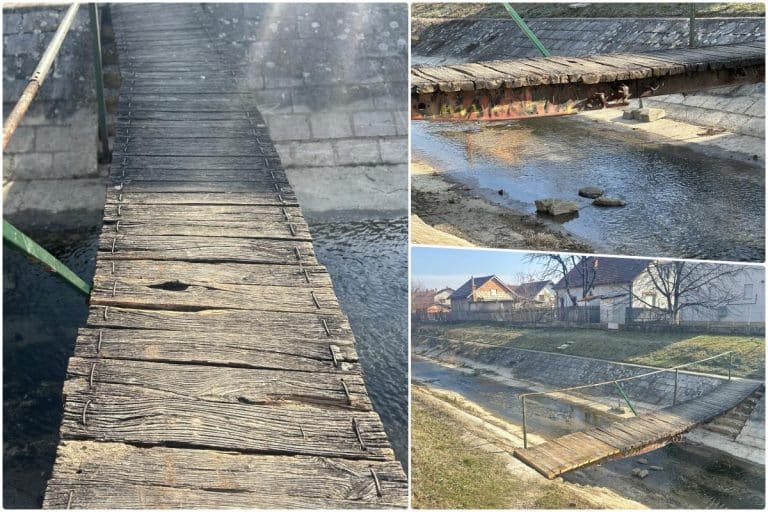 NESVAKIDAŠNJA SCENA U ČAČKU: Inspekcija uklonila drveni neobezbeđeni pešački most sa Ateničke reke, usledila NEOČEKIVANA reakcija meštana (FOTO)