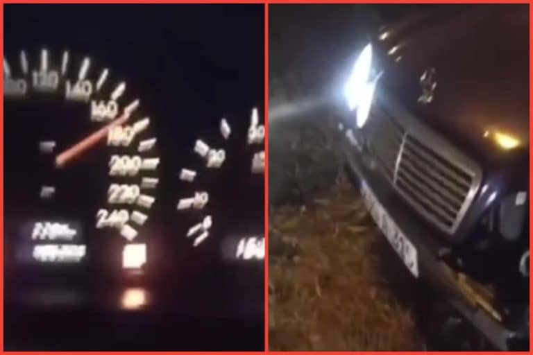 SNIMAO SE DOK DIVLJA PO PUTU, PA SE SLUPAO! Prenosio uživo bahatu vožnju i završio u kanalu, na ovom delu puta se uvek DEŠAVA HAOS (VIDEO)