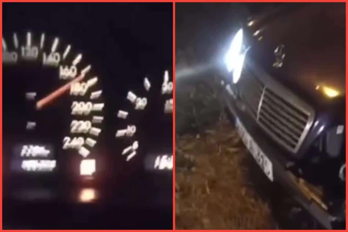 SNIMAO SE DOK DIVLJA PO PUTU, PA SE SLUPAO! Prenosio uživo bahatu vožnju i završio u kanalu, na ovom delu puta se uvek DEŠAVA HAOS (VIDEO)