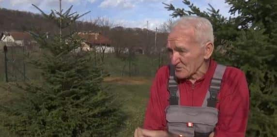 DEDA ZVONKO GAZI 86. I NE POSUSTAJE: Već četiri decenije besplatno sadi drveće, ali se i jedini penje na zvona manastira Ravanica da ih popravi