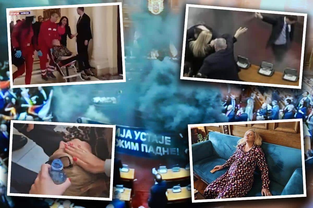 OGLASILA SE AMBASADA AMERIKE O HAOSU U SKUPŠTINI SRBIJE “Pokušaji da se nasiljem prekine rad Skupštine su neprihvatljivi u demokratskom društvu”