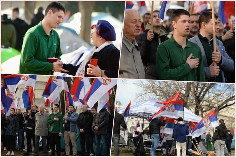 UŽIVO “OVO SU PRAVA DECA, POSTAĆE DOBRI LJUDI” Penzioneri donose kiflice studentima koji hoće da uče -Mesili smo do 5 jutros