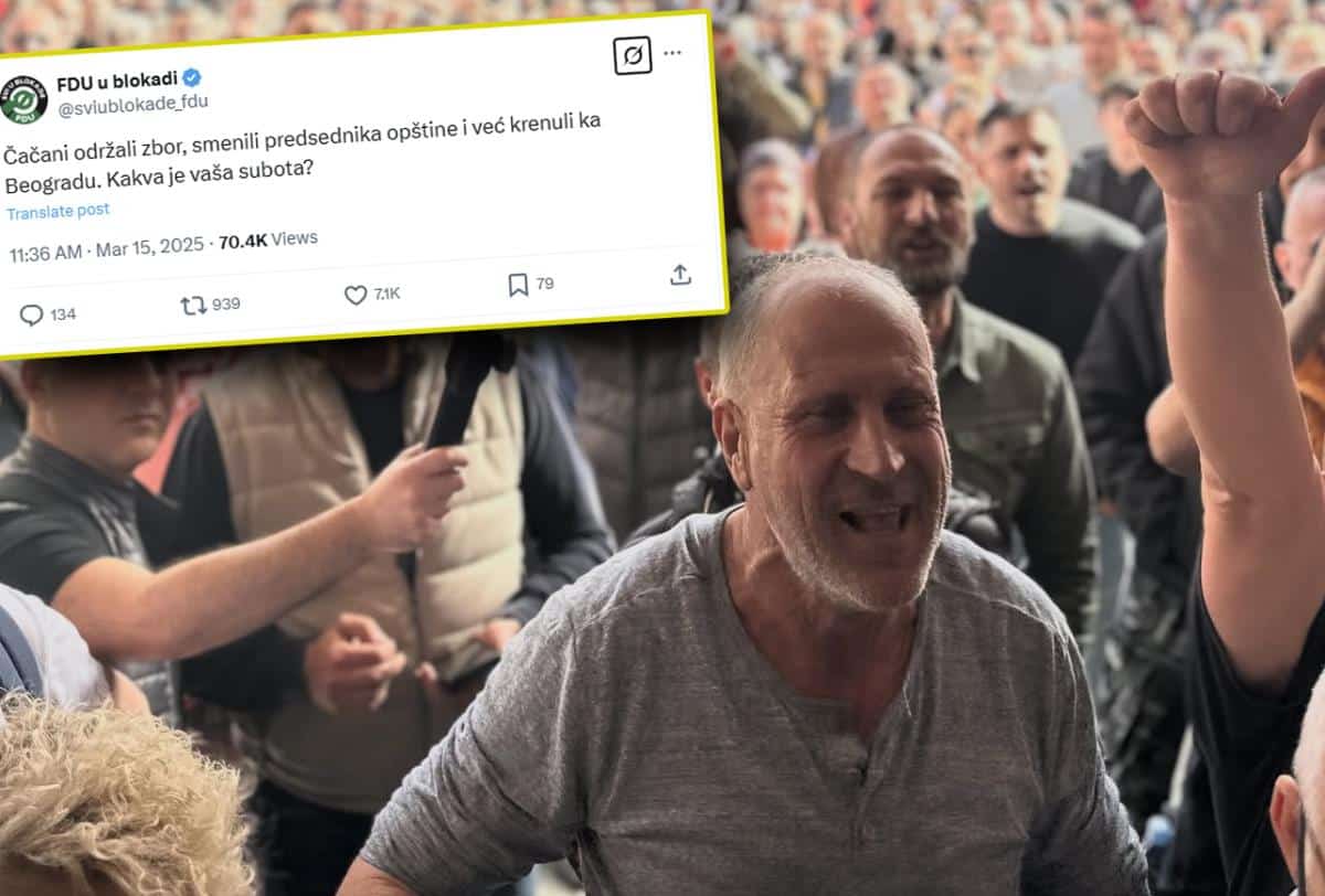 DIREKTAN POZIV NA NASILJE: Studenti blokaderi objavili skandalozan tvit posle INCIDENTA U ČAČKU (FOTO)