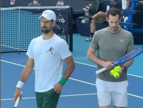 ĐOKOVIĆ POSLE 6 GODINA U MAJAMIJU: Osvanule prve fotografije, Novak sa Marejem priprema taktiku za masters na kome drži rekord