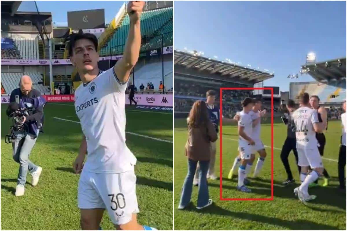 BEZOBRAZNA PROVOKACIJA ALBANCA! UZEO ZASTAVU I POSTAVIO JE NA CENTAR, USLEDIO JE OPŠTI HAOS! Na kraju se sakrivao iza saigrača!